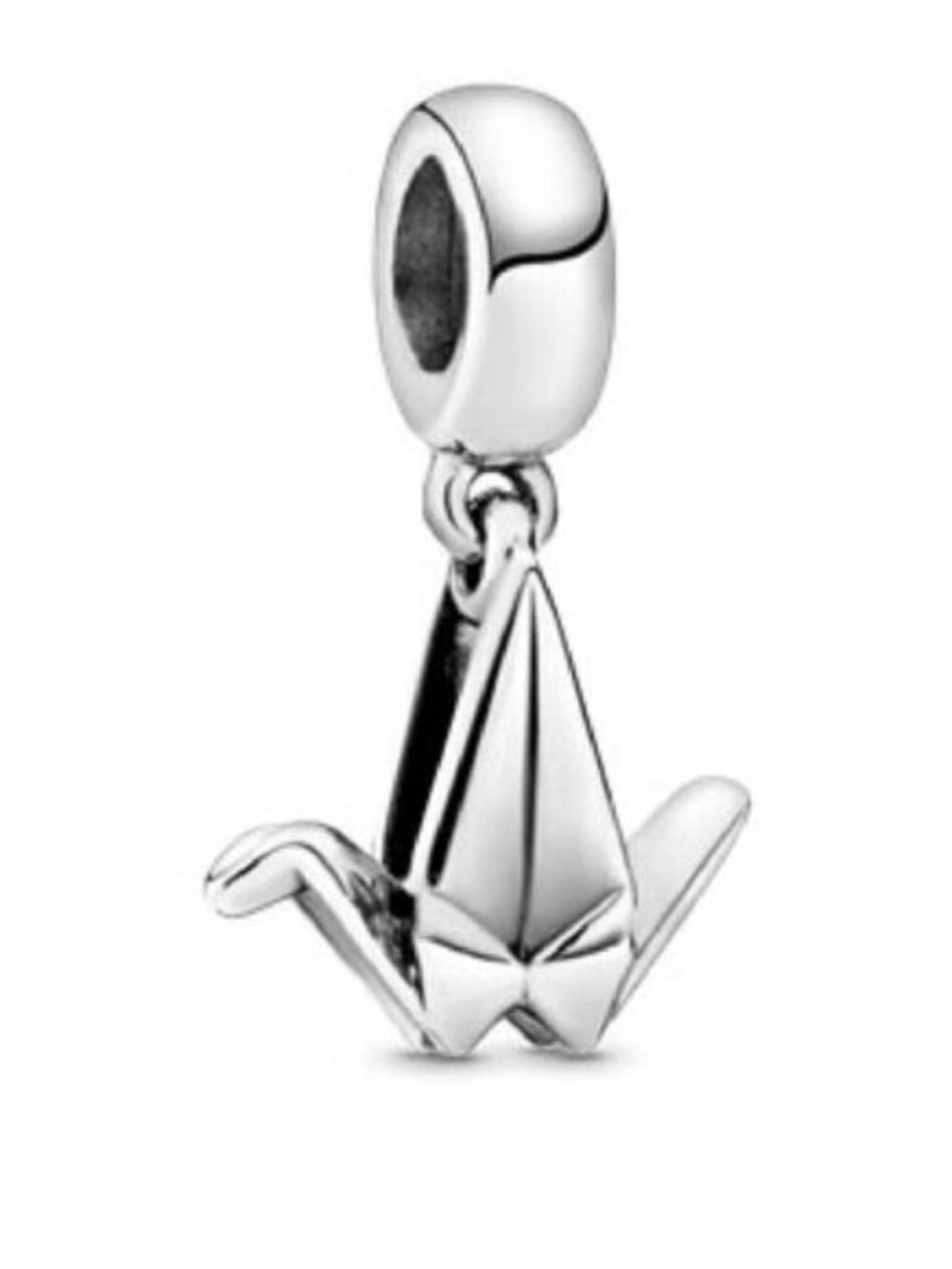 PANDORA Japanese Origami Crane Dangle Charm